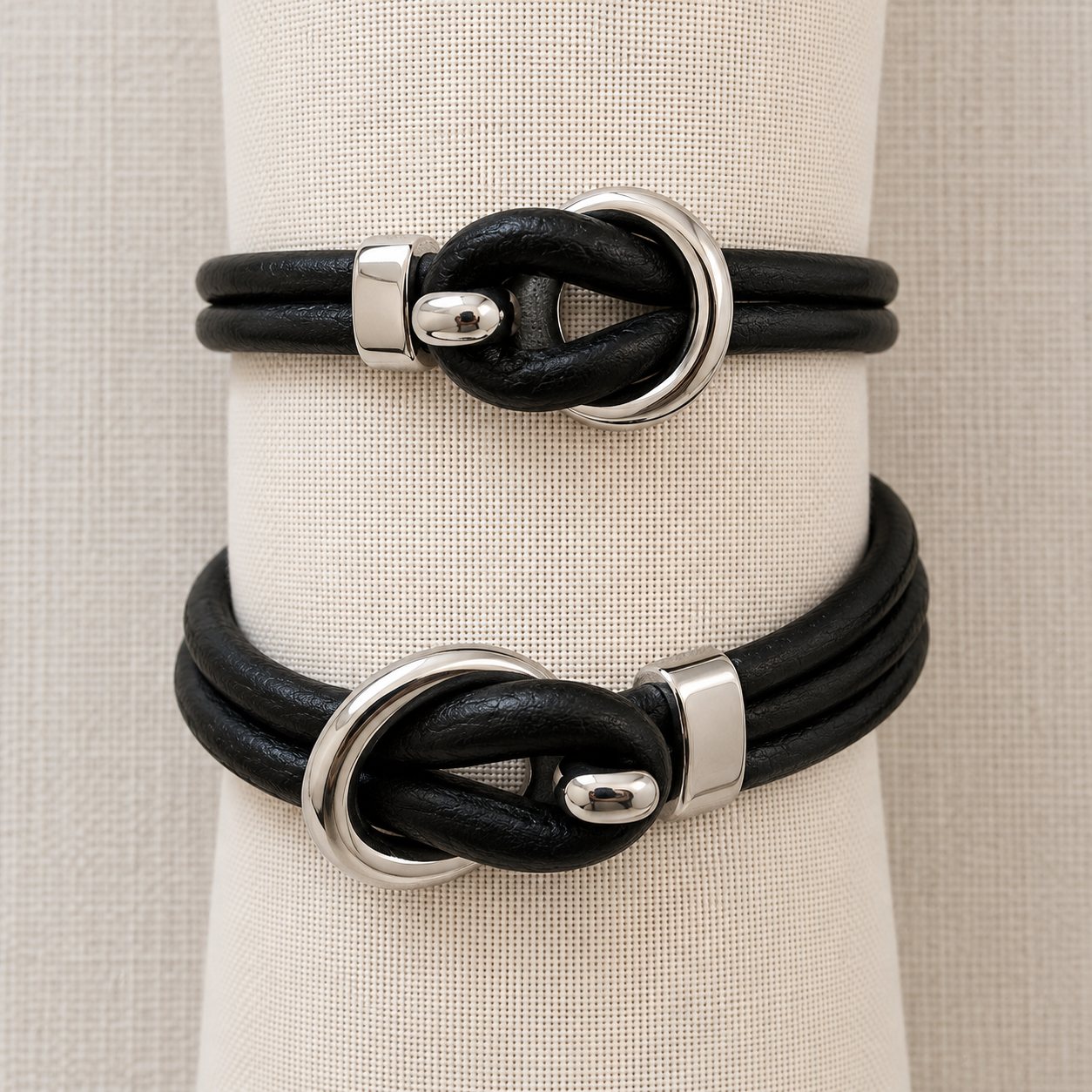 Large Hook leather bracelets